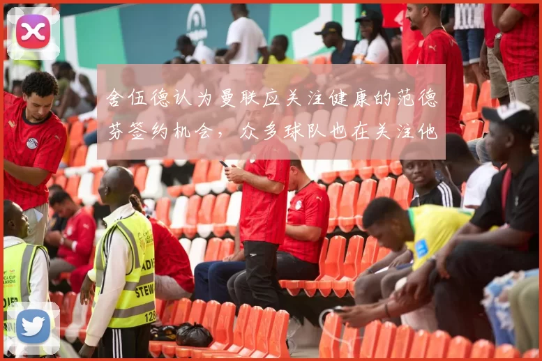 舍伍德认为曼联应关注健康的范德芬签约机会，众多球队也在关注他